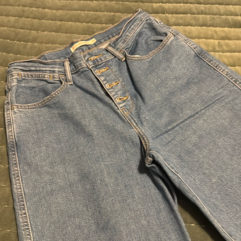 Wide leg crop Levi